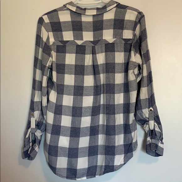 Dynamite Plaid Button Down - Picture 2 of 2